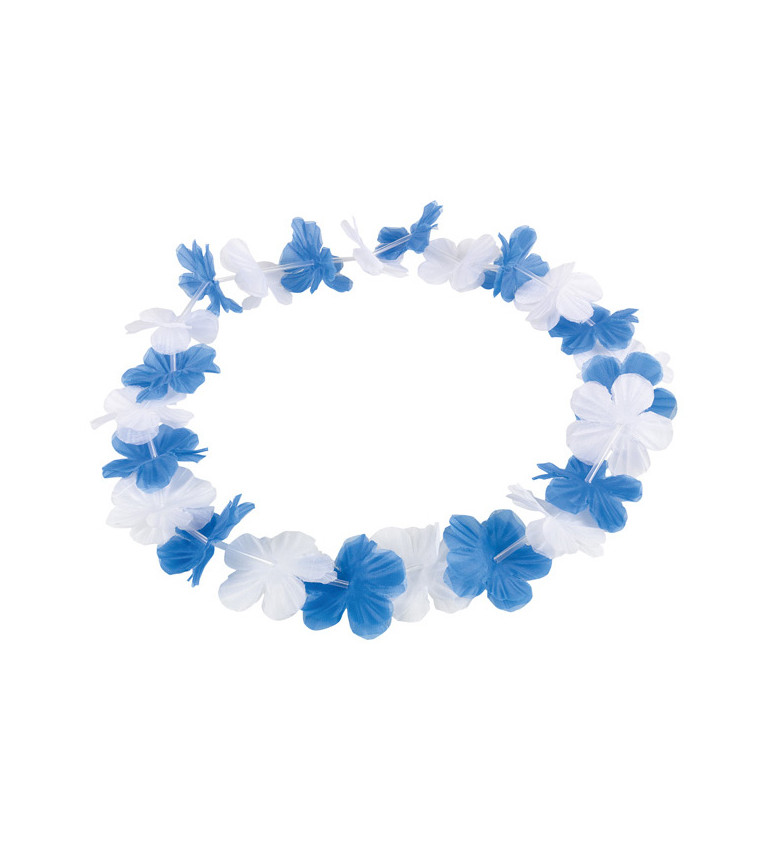 Modrobílé květy
