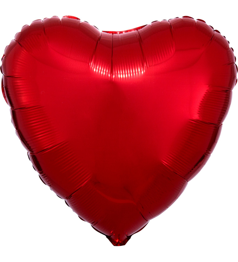 Foliový balonek - červené srdce