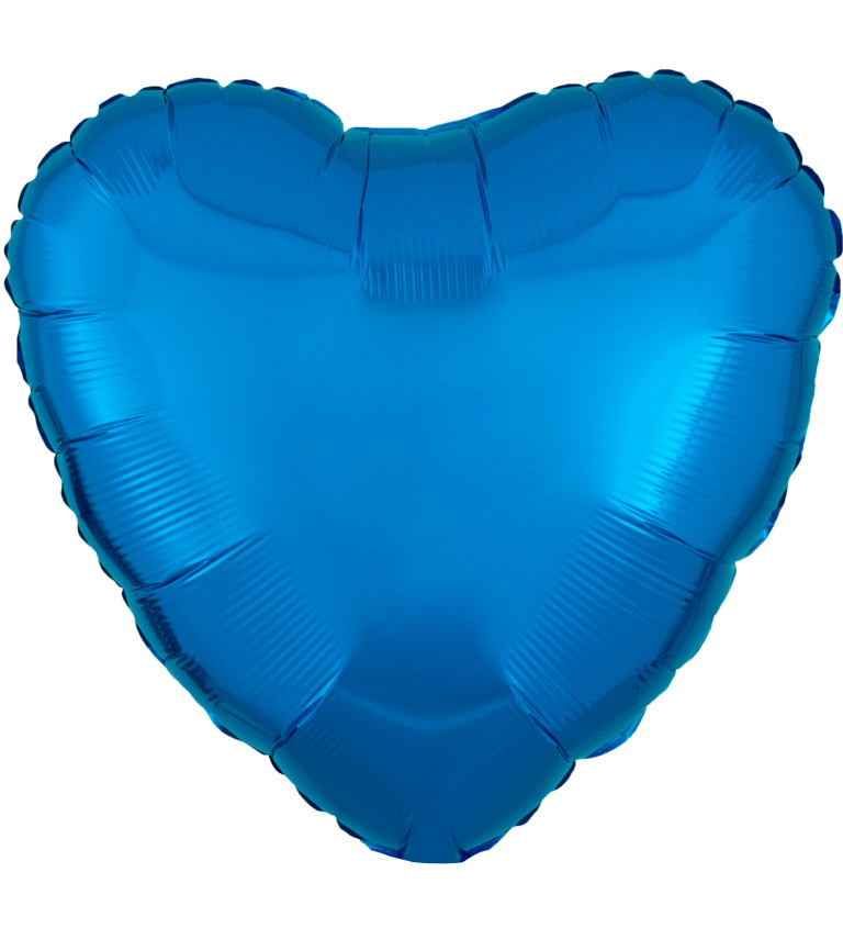 Foliový balonek - modré srdce