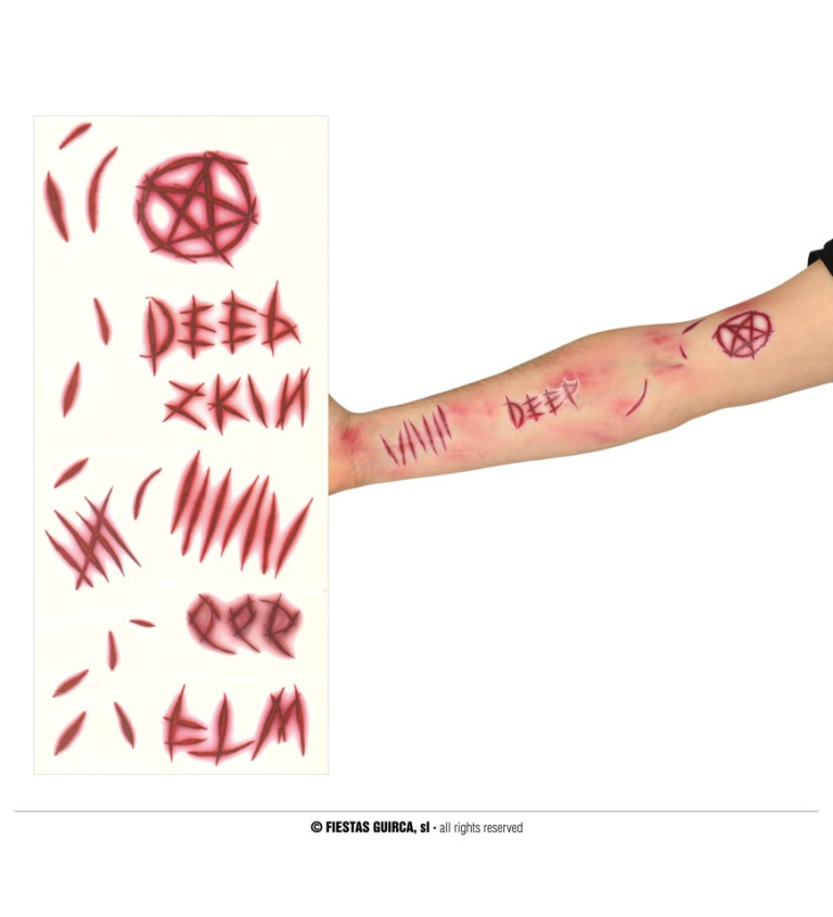 Tetování - rány od démona
