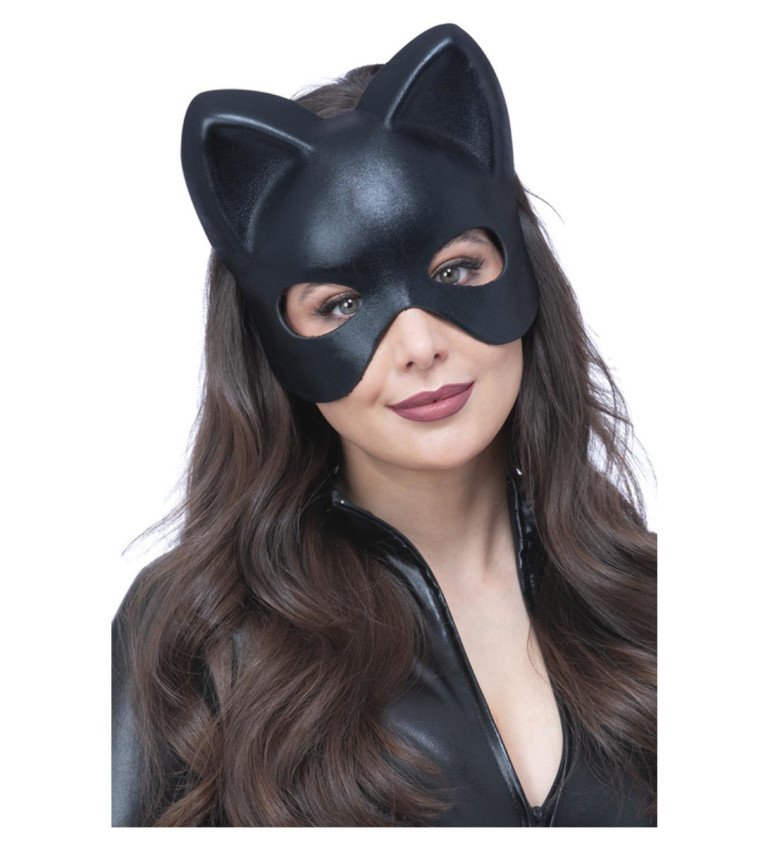 Sexy kočičí černá maska