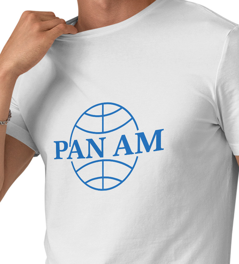 Pánské triko bílé - Panam