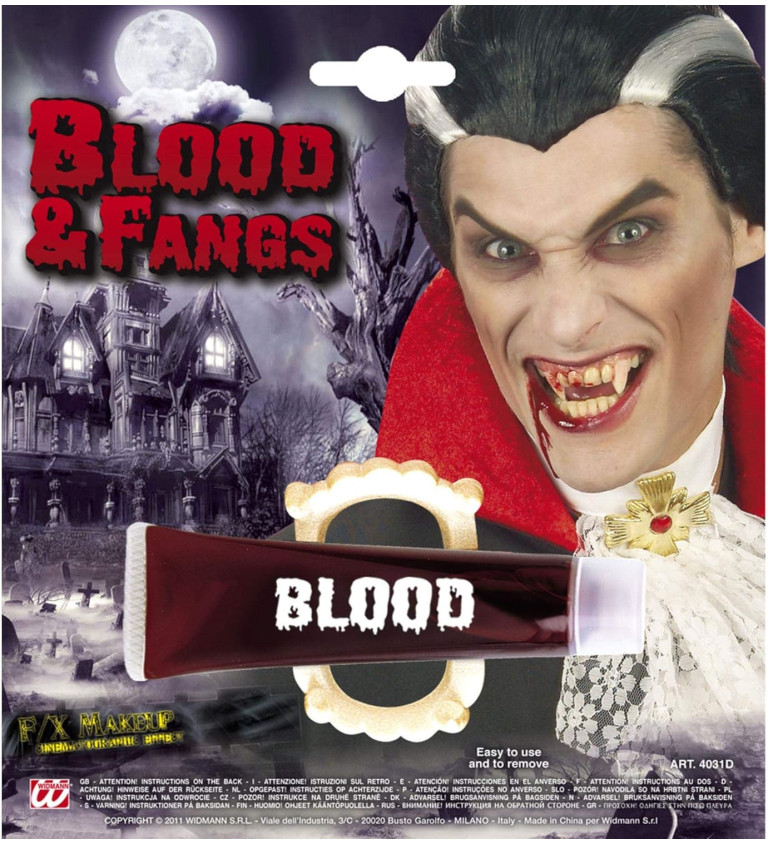 Krev + zuby upírské