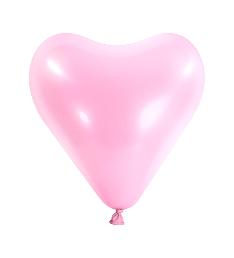 Latexový balónek - růžové srdce