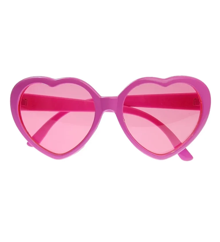 Brýle srdce růžové