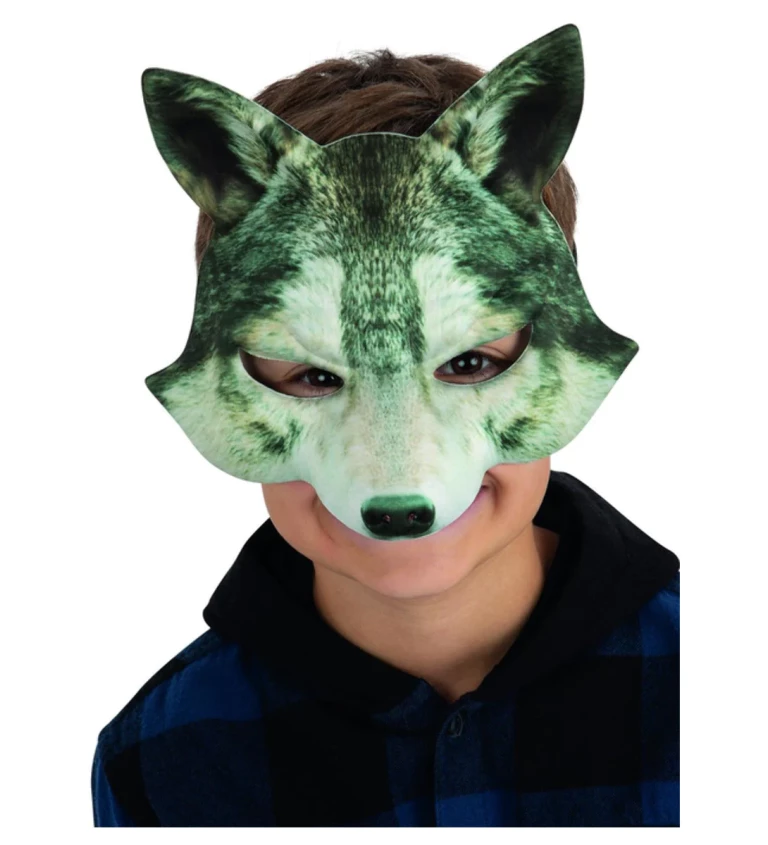 Dětská maska na obličej - Vlk