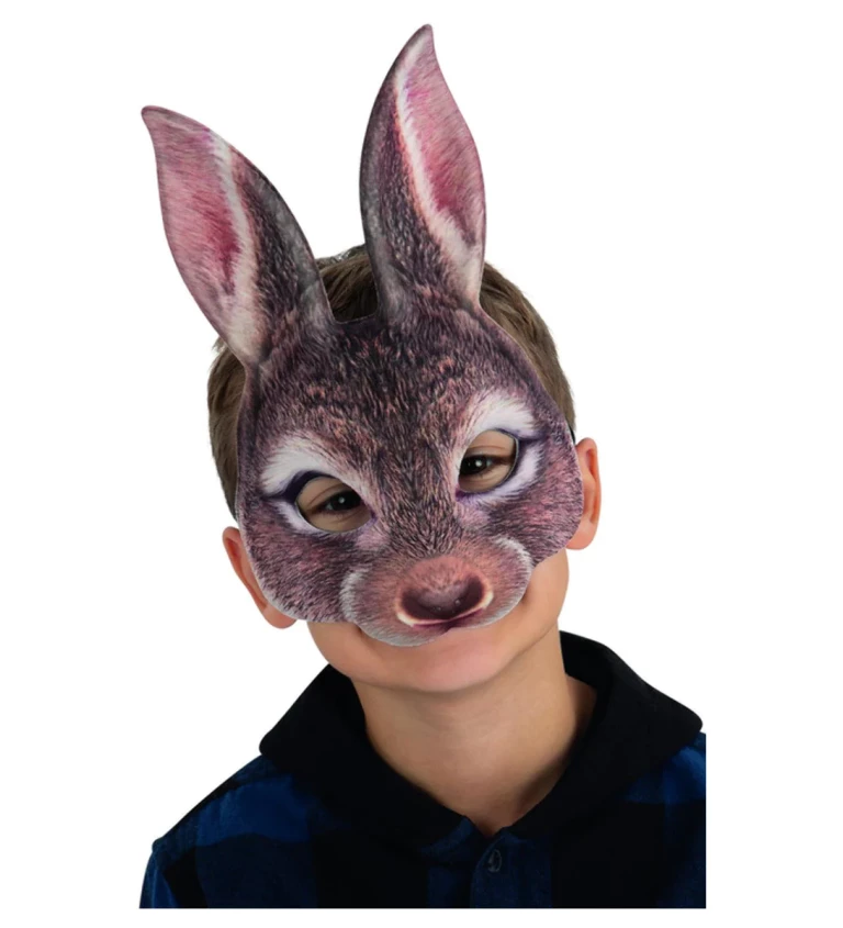 Dětská maska na obličej - králík