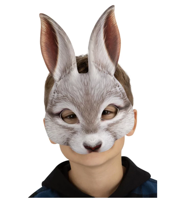 Dětská maska na obličej - zajíc