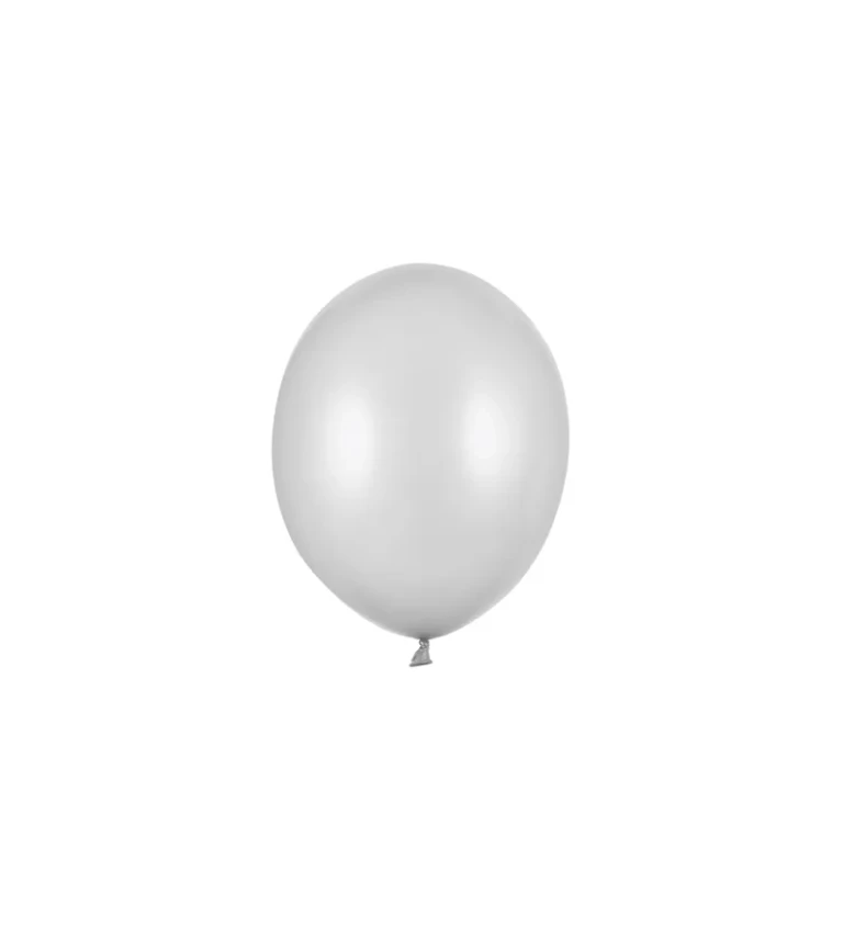 Metalické balónky stříbrné