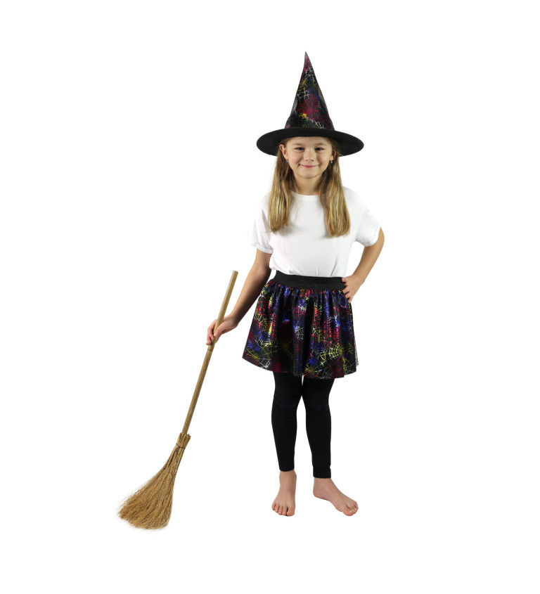 Čarodějnický set - dětská tutu sukně a klobouk