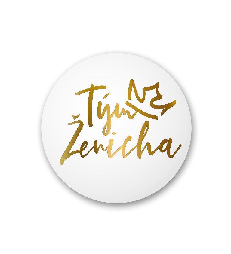 Placka Tým ženicha koruna