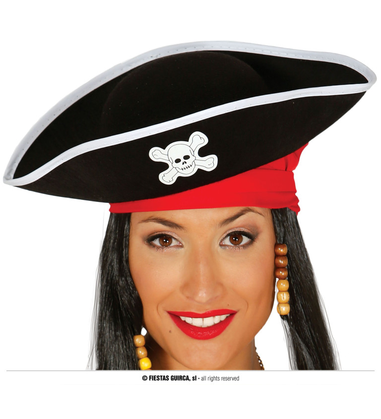 Pirátský klobouk pro dospělé