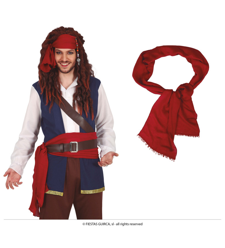 Pirátská sada šátek , pásek