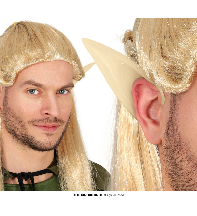 Uši - dlouhé elfí