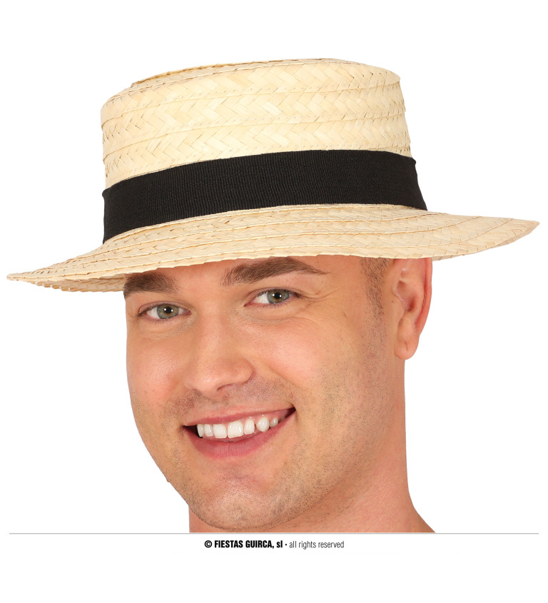 Slaměný letní klobouk