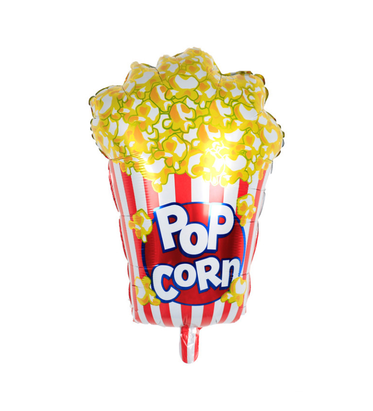 Fóliový balónek - Popcorn, 58*44cm