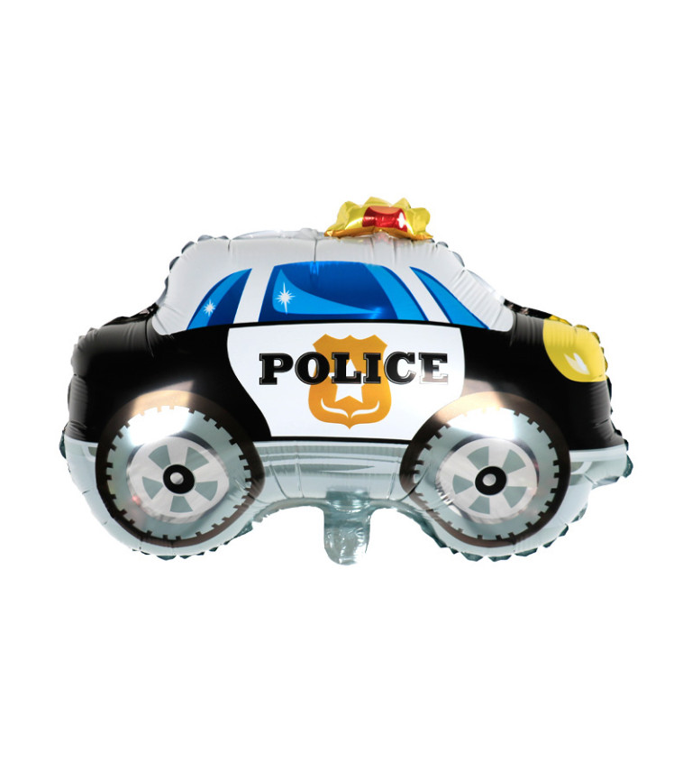 Fóliový balónek - Policejní auto, 64*46cm