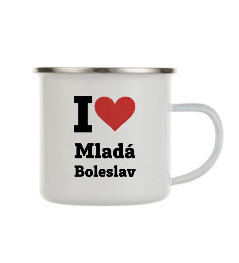 Plecháček bílý I love Mladá Boleslav