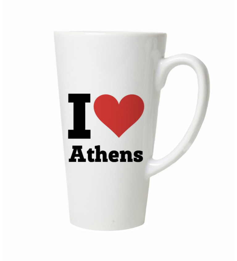 Latte hrnek I love Athens