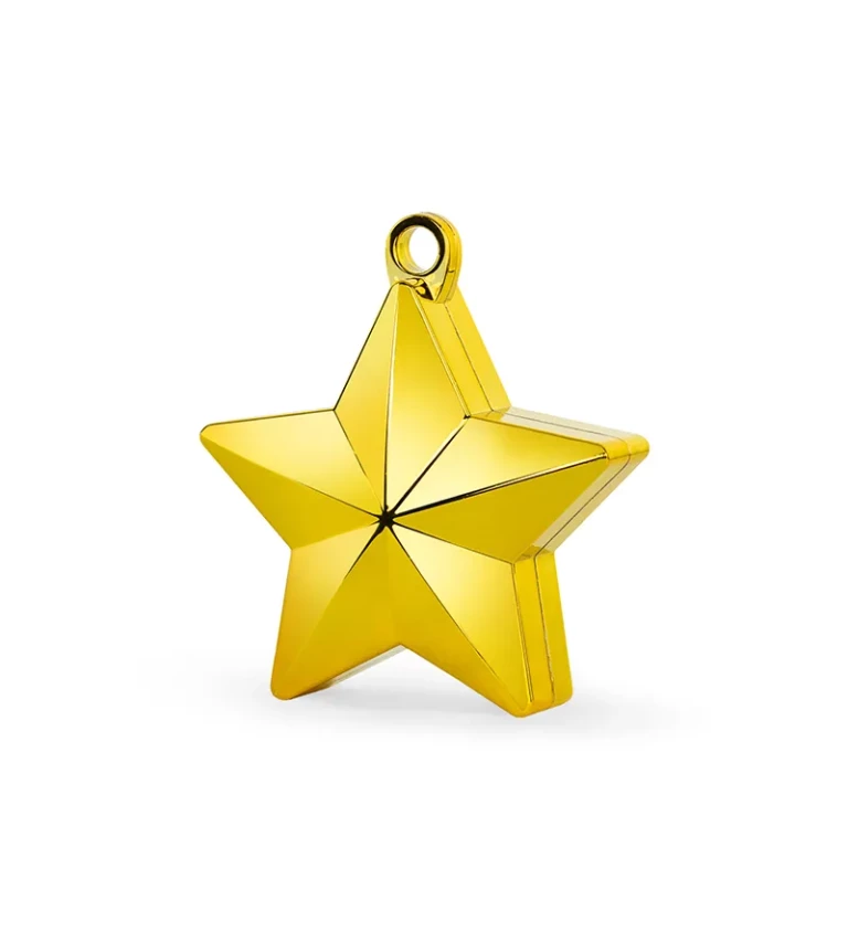 Těžítko Hvězda - zlatá