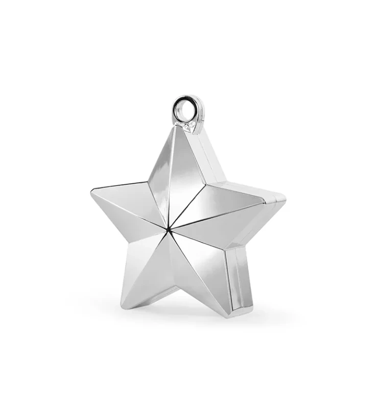 Těžítko Hvězda - stříbrná