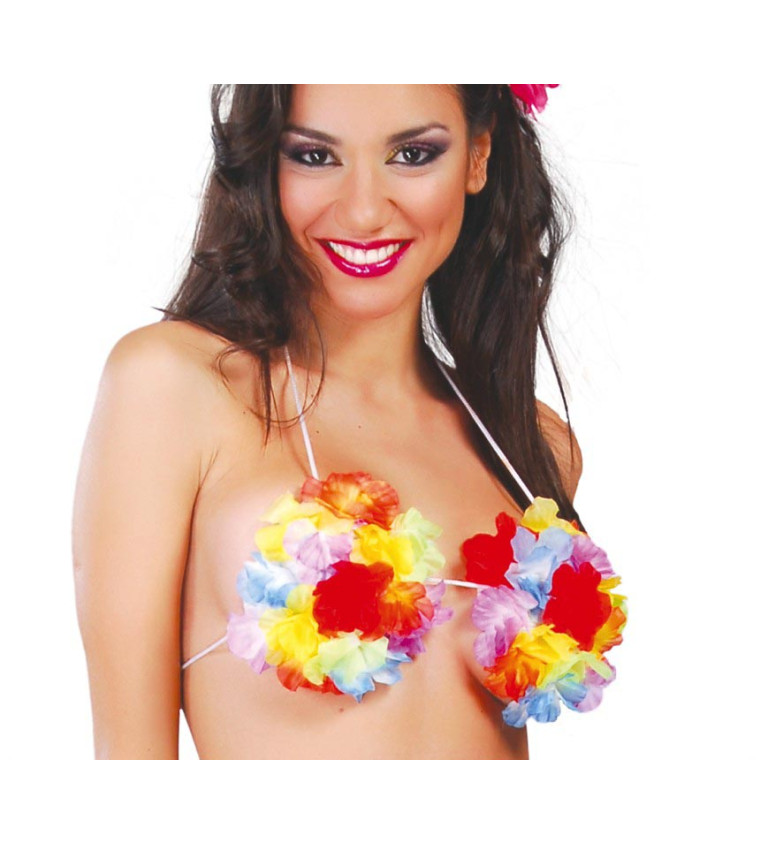 Květinová dámská podprsenka