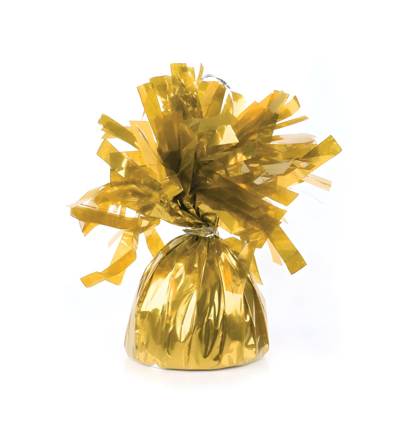 Těžítko na balónky - Zlaté