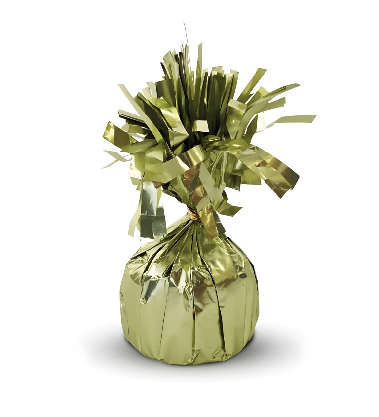 Těžítko na balonky - Metalicky zelené