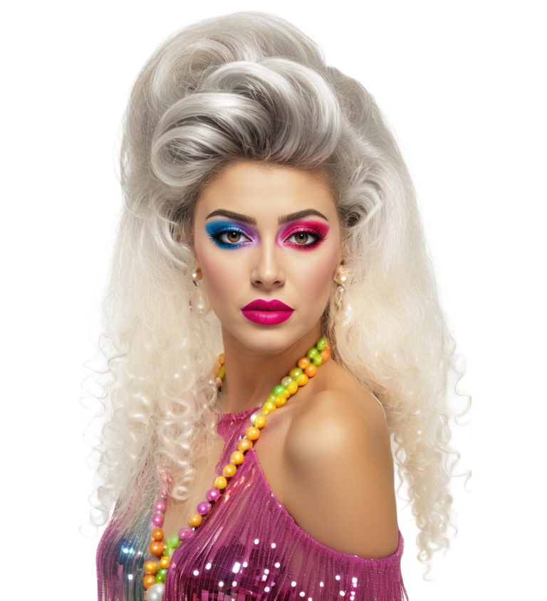 Dámská paruka – disco 80s