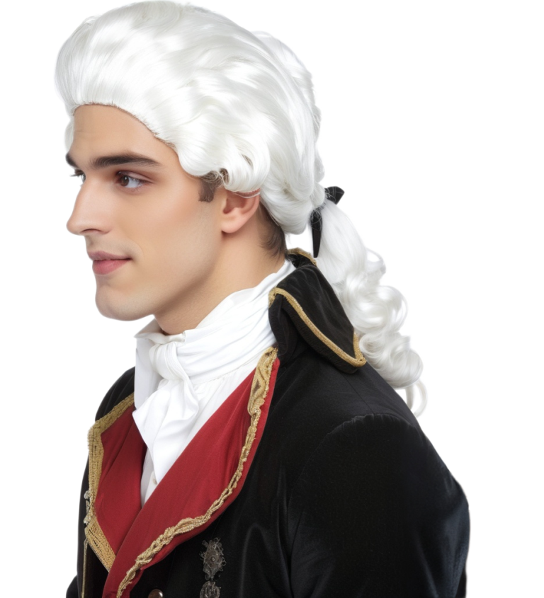 Pánská paruka – barokní šlechtic