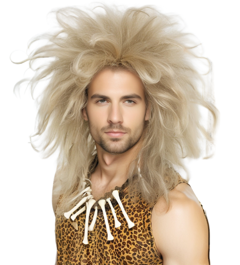 Pánská paruka – pravěký muž