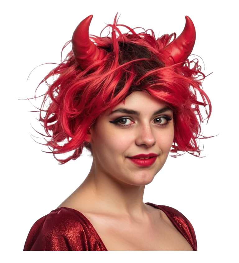 Dámská paruka – svůdná ďáblice