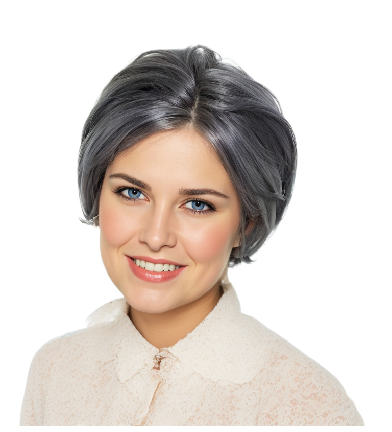 Dámská paruka – vzhled babičky