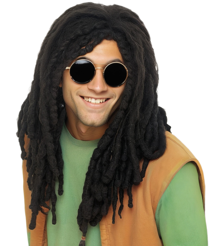 Pánská paruka – dredy ve stylu hippie