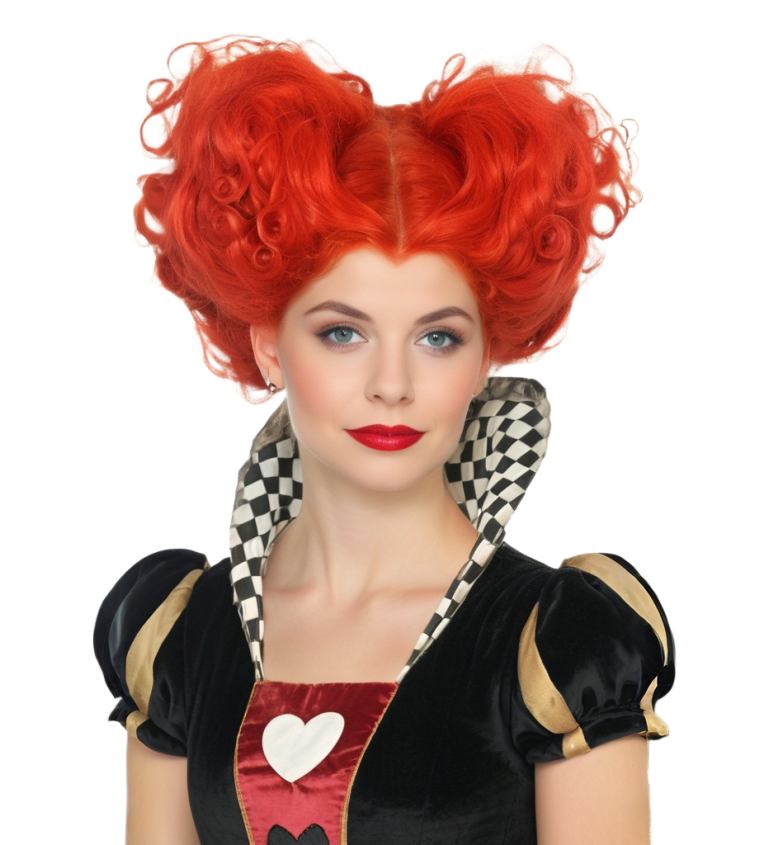 Paruka pro dámy – srdcová královna