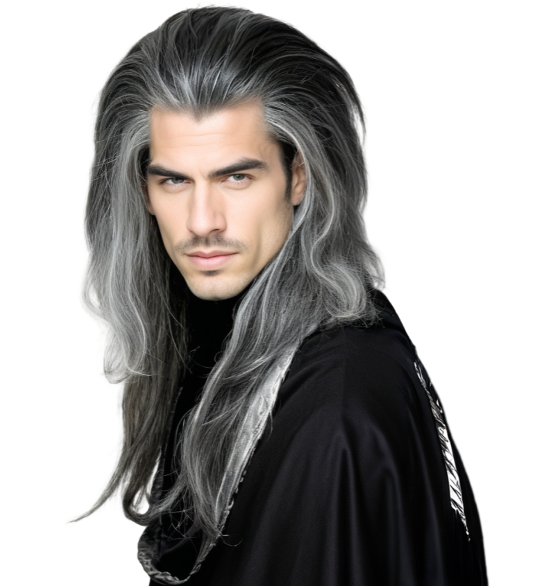 Paruka pro muže – vlkodlačí styl