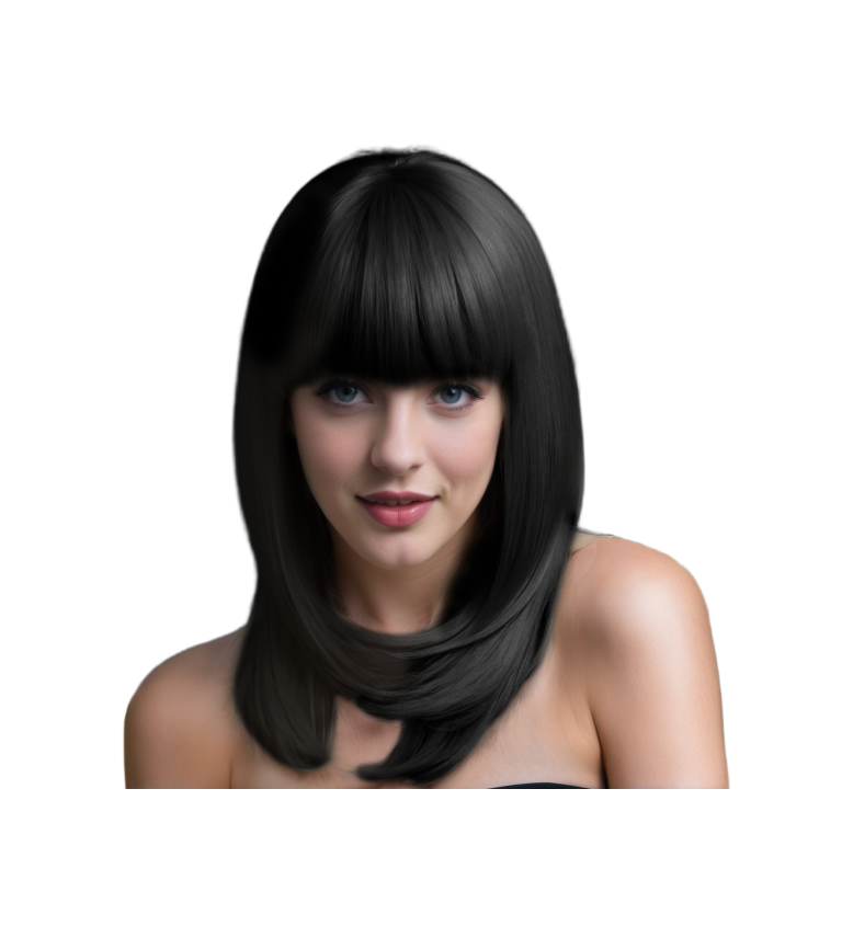 Černá dámská paruka Zara