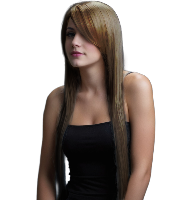 Hnědá dámská paruka Valeria