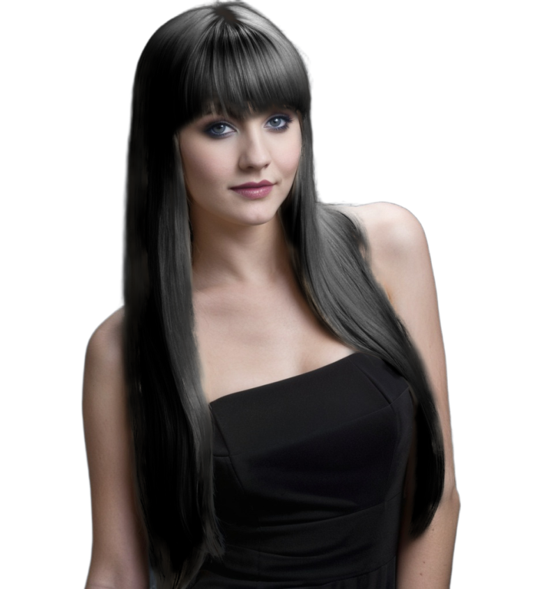 Černá dámská paruka Sonja