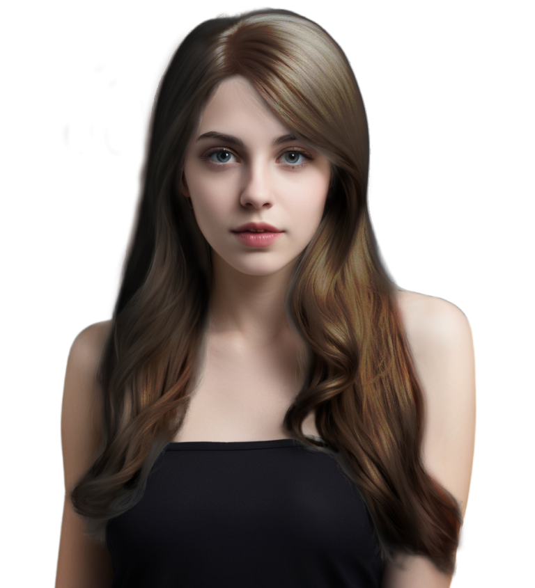 Hnědá dámská paruka Denise