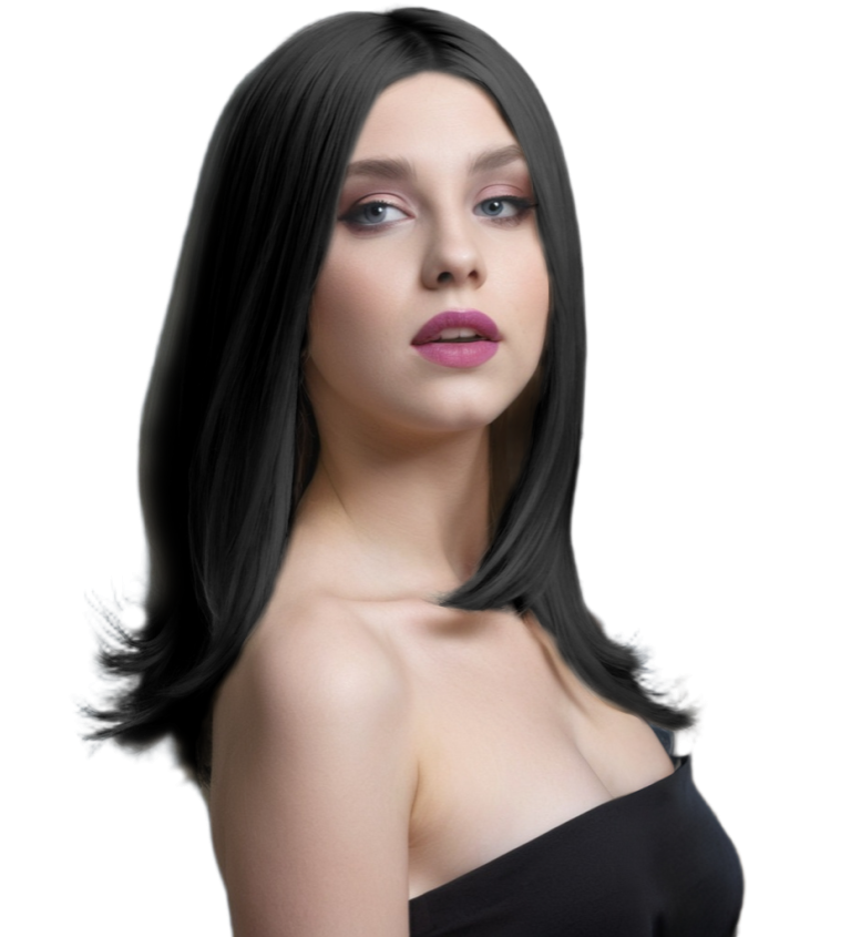 Černá dámská paruka Clara