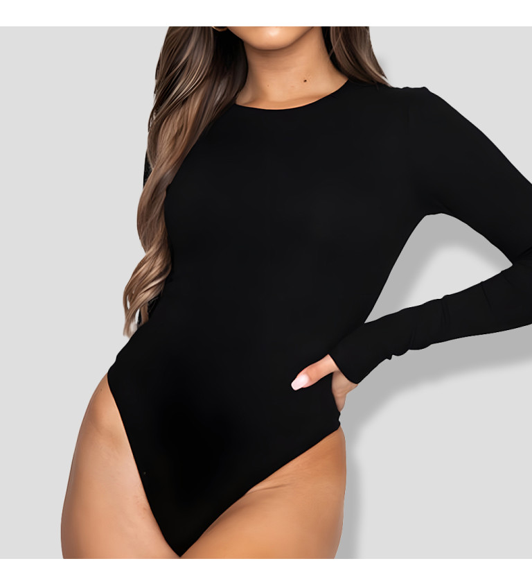 Černé body s dlouhým rukávem