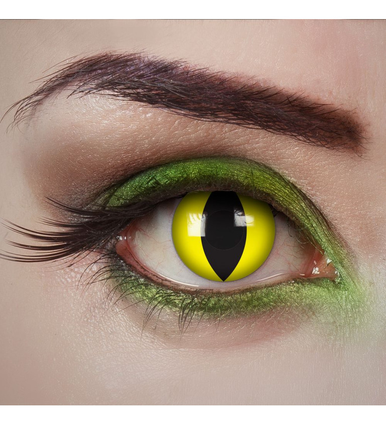 Kontaktní čočky Glowing Wildcat – jednodenní