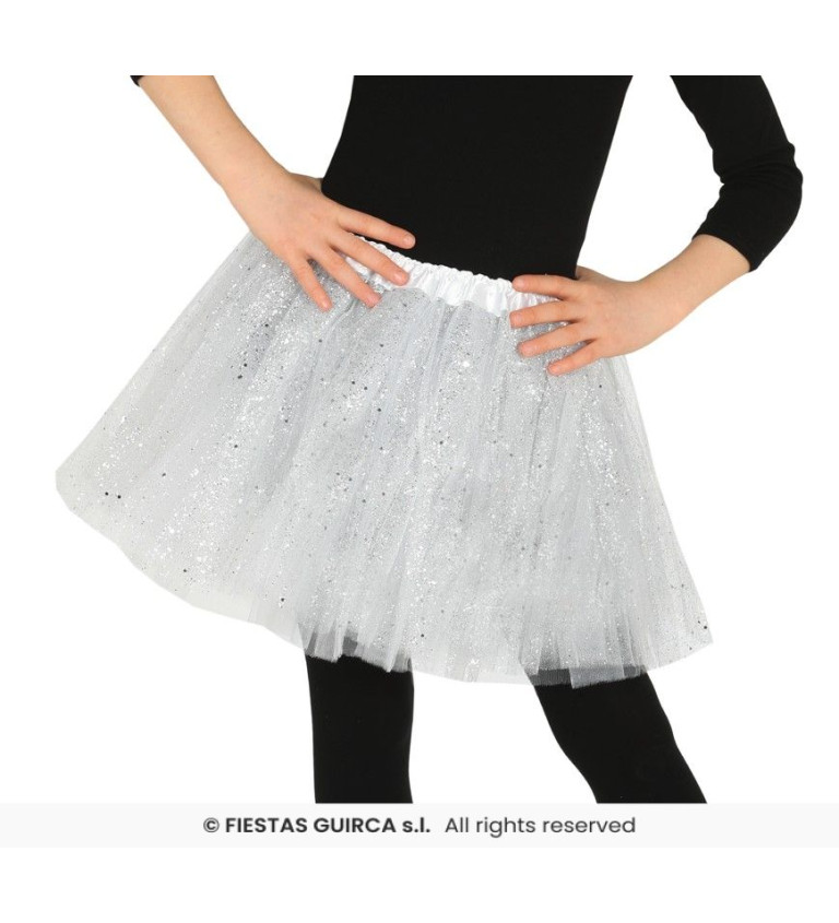 Bílá tutu sukně pro děti