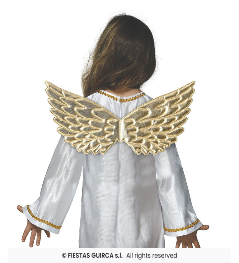 Andělská křídla – zlatá