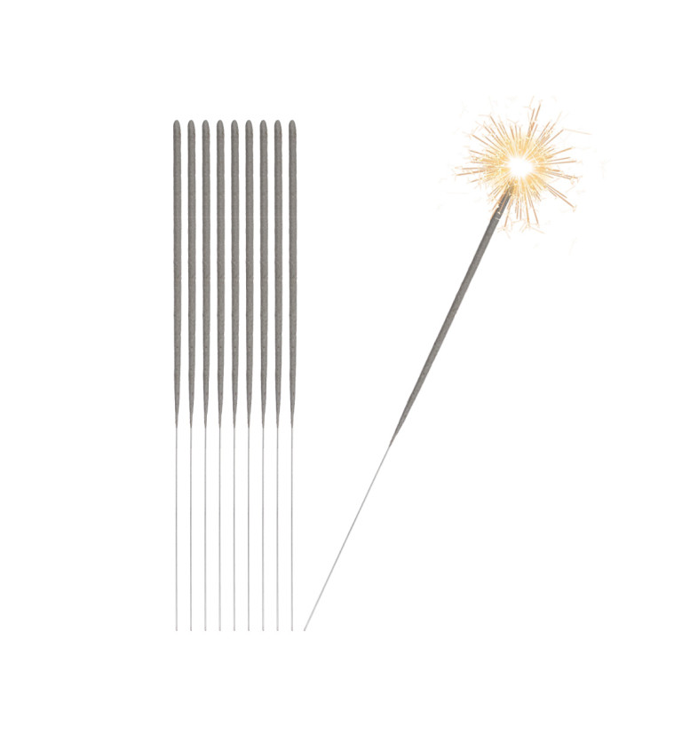 Sada 10 prskavek 25 cm